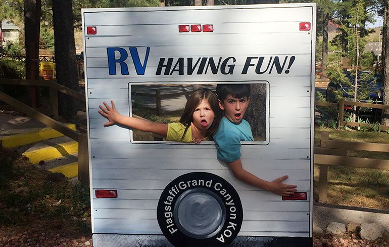 RV-Having-Fun-Flagstaff-KOA