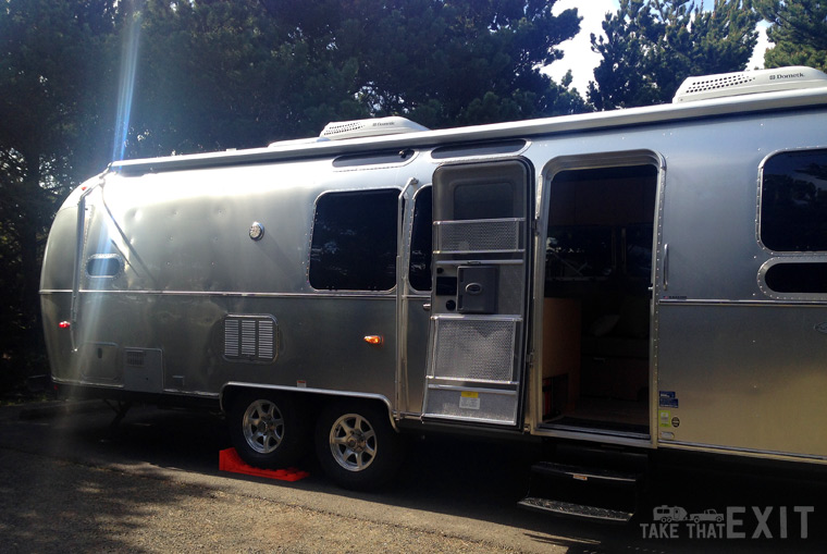 Shiny Airstream at Grayland Beach State Park (Washington)