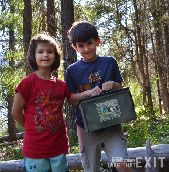 Washington State Parks geocache at Lake Wenatchee State park 