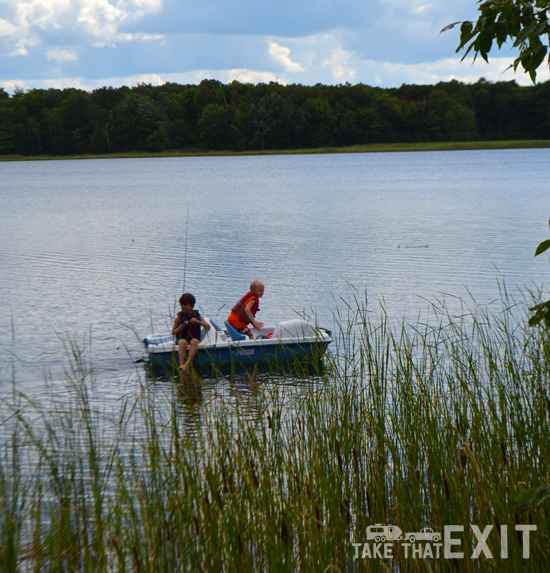 Paddle-boat-fisherman