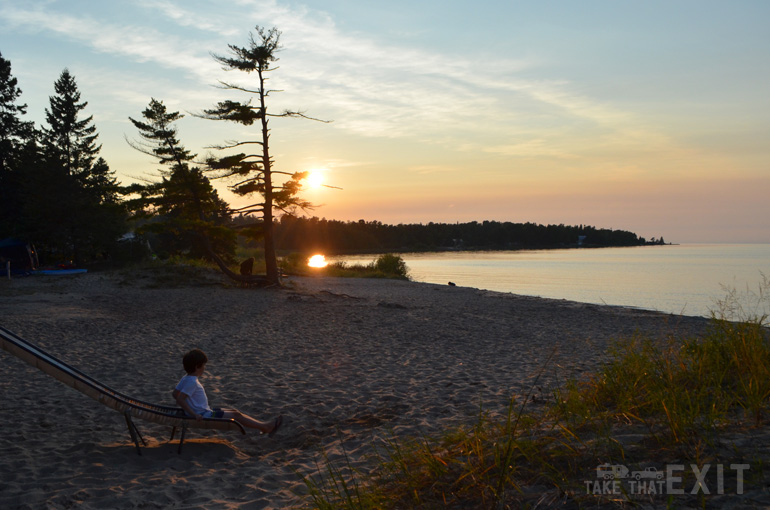 Wilderness-State-Park-MI-sunset-slide