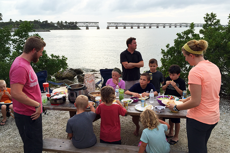 Family-Dinner-Bahia-Honda-Florida