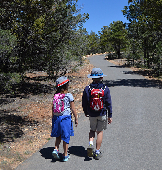 Grand-Canyon-paved-trail-campground