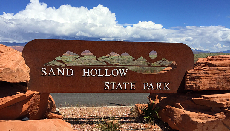 Sand-Hollow-State-Park-Entrance